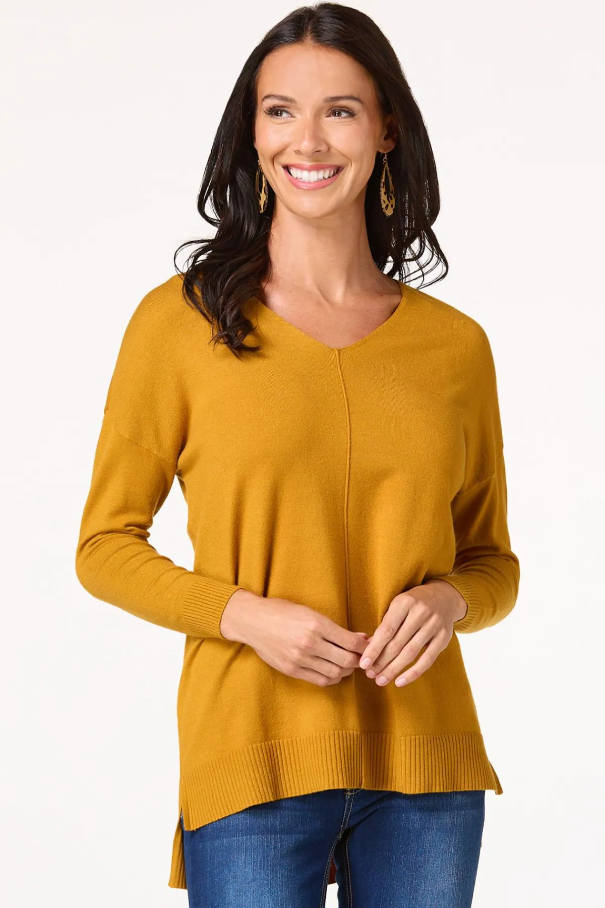 Cato Seamed Sweater> Sweaters
