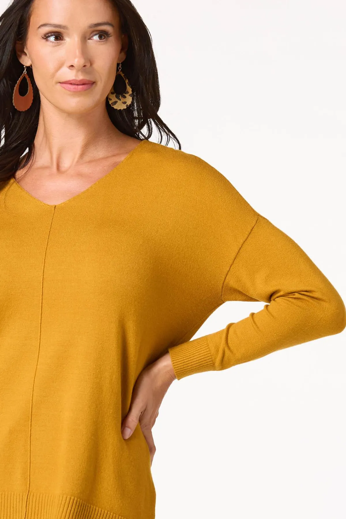 Cato Seamed Sweater> Sweaters