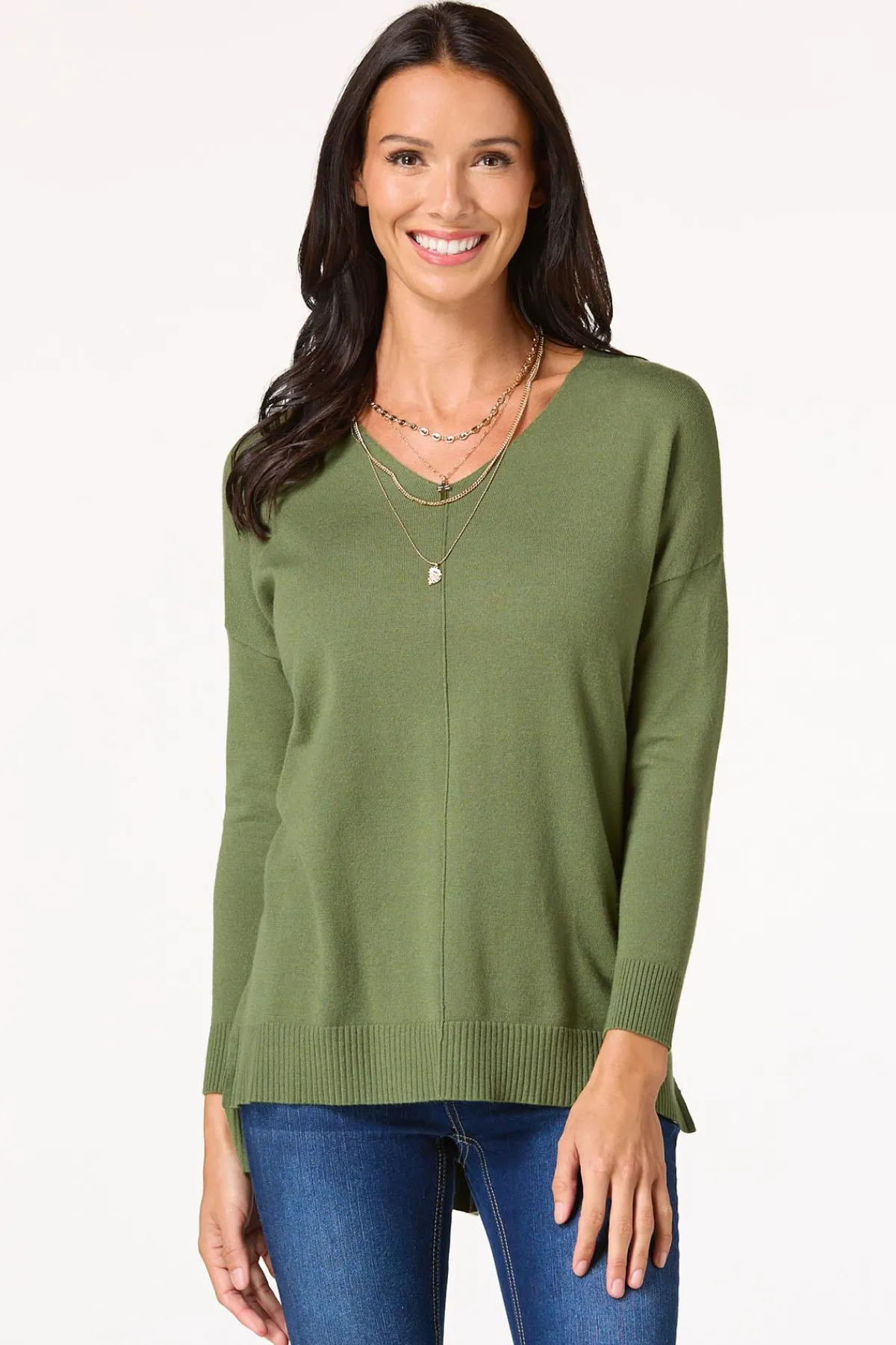 Cato Seamed Sweater> Sweaters