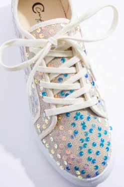 Cato Sequin Embellished Sneakers><noscript><img width=