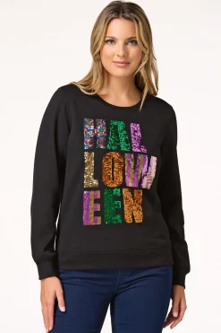 Cato Sequin Halloween Sweatshirt> Tops
