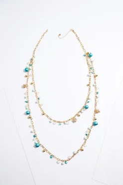 Cato Shaky Ball Chain Layered Long Necklace> Necklaces