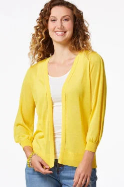 Cato Sheer Balloon Sleeve Cardigan> Sweaters
