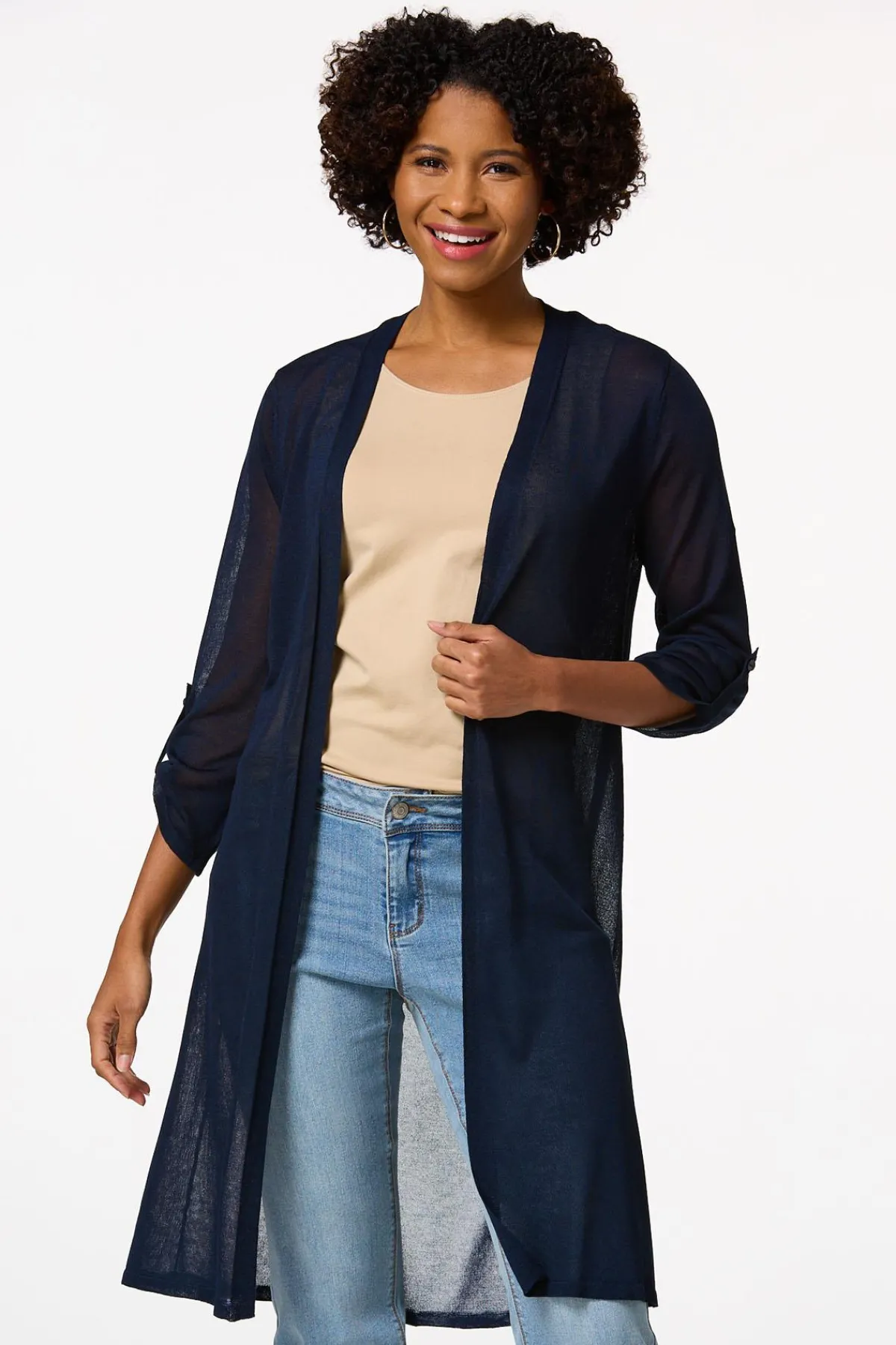 Cato Sheer Cardigan Duster> Sweaters