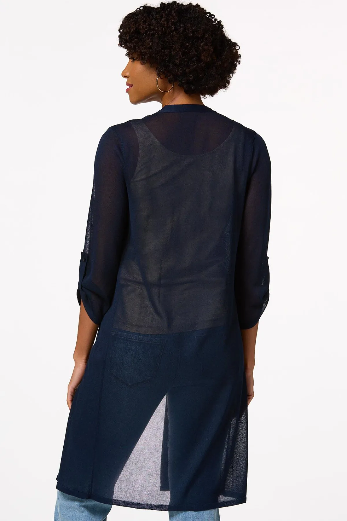 Cato Sheer Cardigan Duster> Sweaters