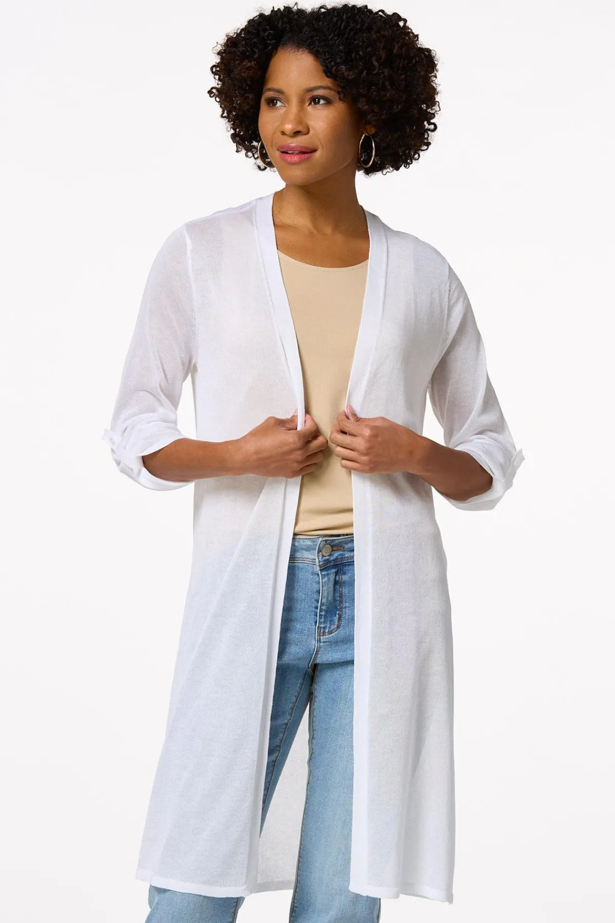 Cato Sheer Cardigan Duster> Sweaters