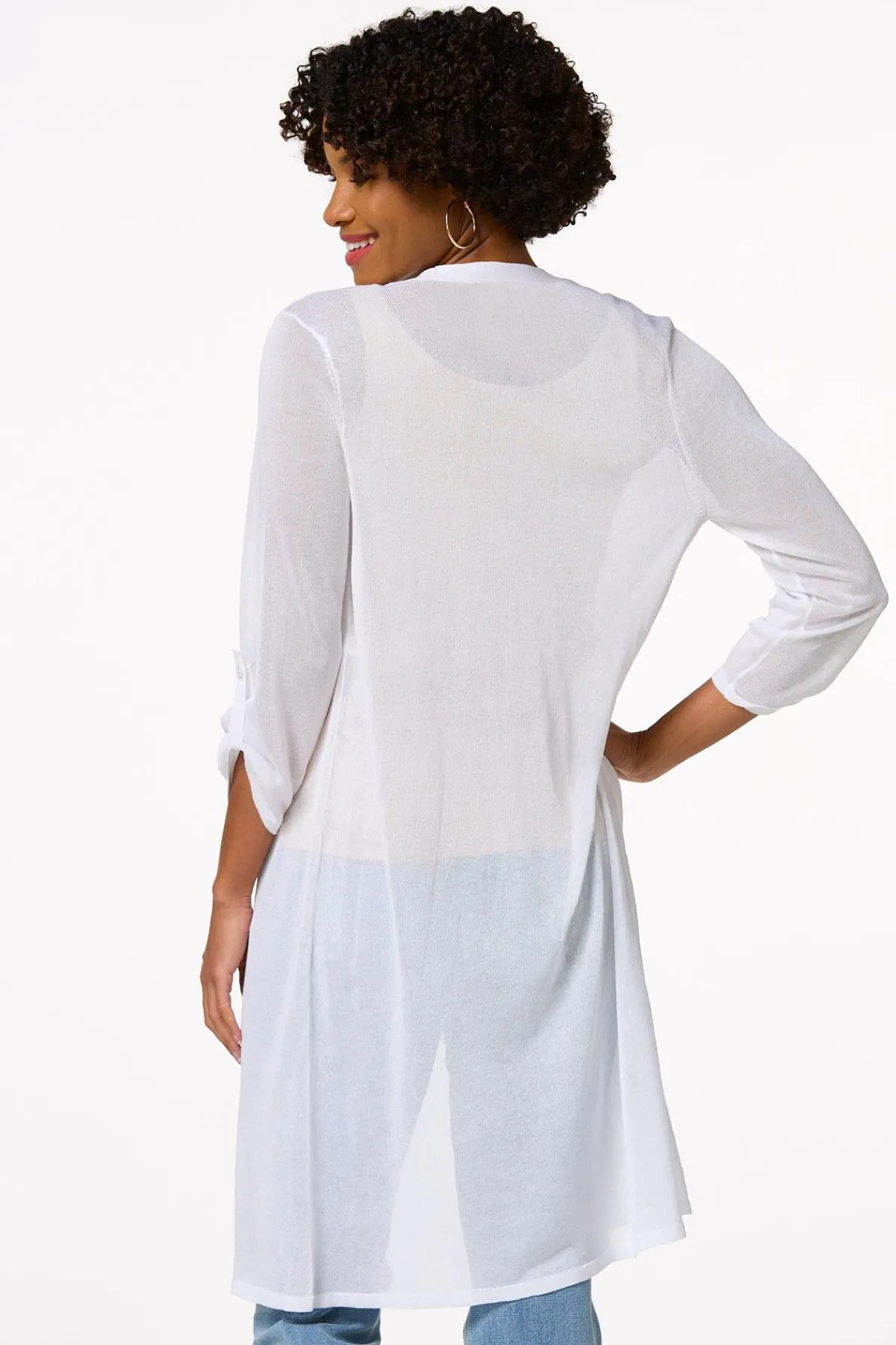 Cato Sheer Cardigan Duster> Sweaters