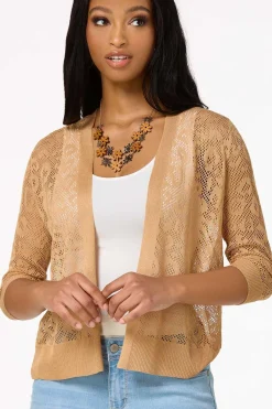 Cato Sheer Floral Cardigan><noscript><img width=