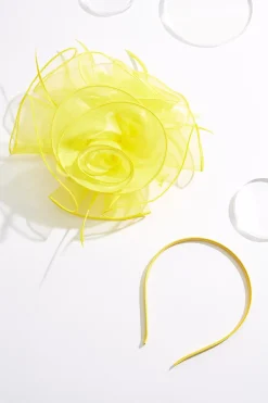 Cato Shimmer Organza Rosette Fascinator> Hats & Hair