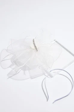 Cato Shimmer Organza Rosette Fascinator> Hats & Hair