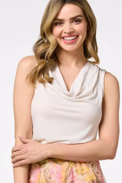 Cato Sleek Draped Tank><noscript><img width=