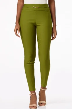 Cato Slim Gold Buckle Pants> Pants