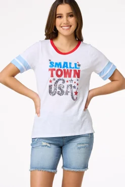 Cato Small Town Usa Tee> Tops