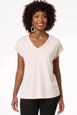 Cato Soft Cuffed Sleeve Tee> Tops