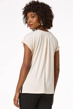 Cato Soft Cuffed Sleeve Tee> Tops