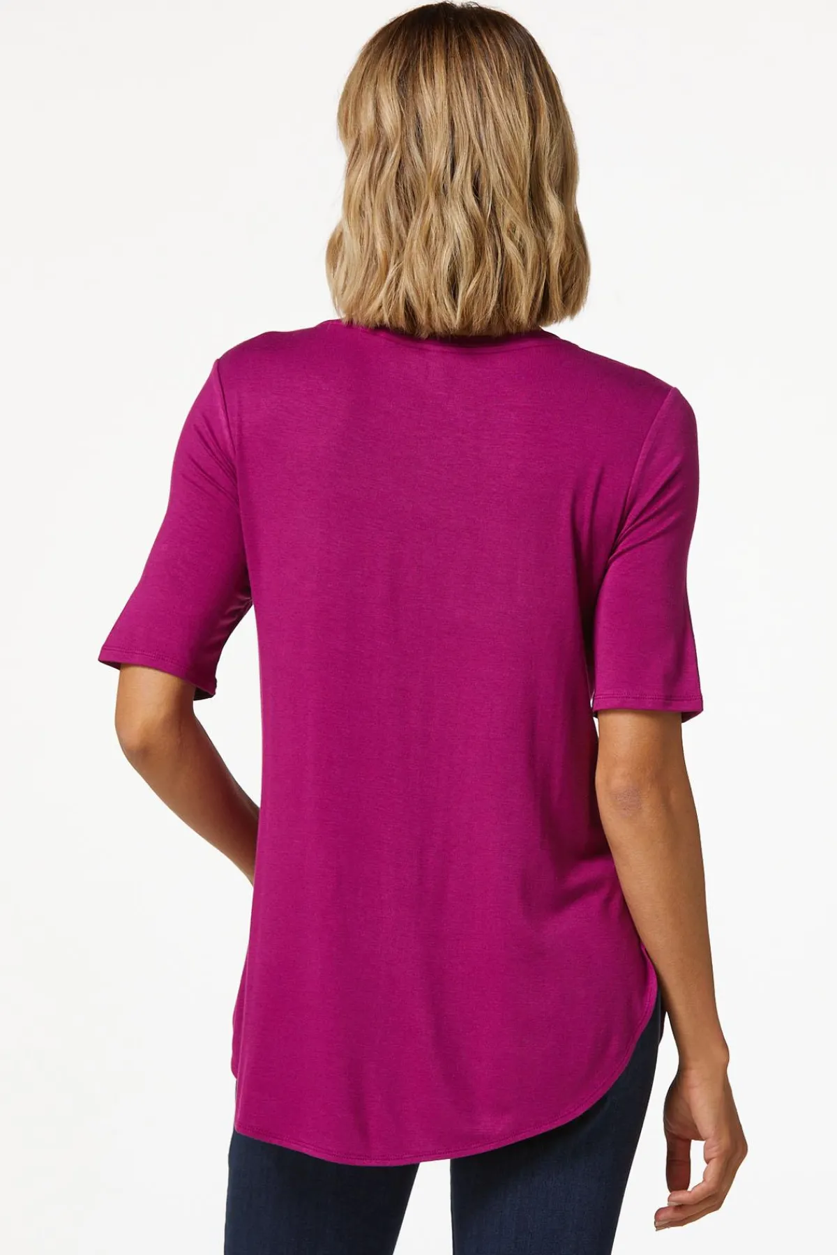 Cato Soft Solid Tee> Tops