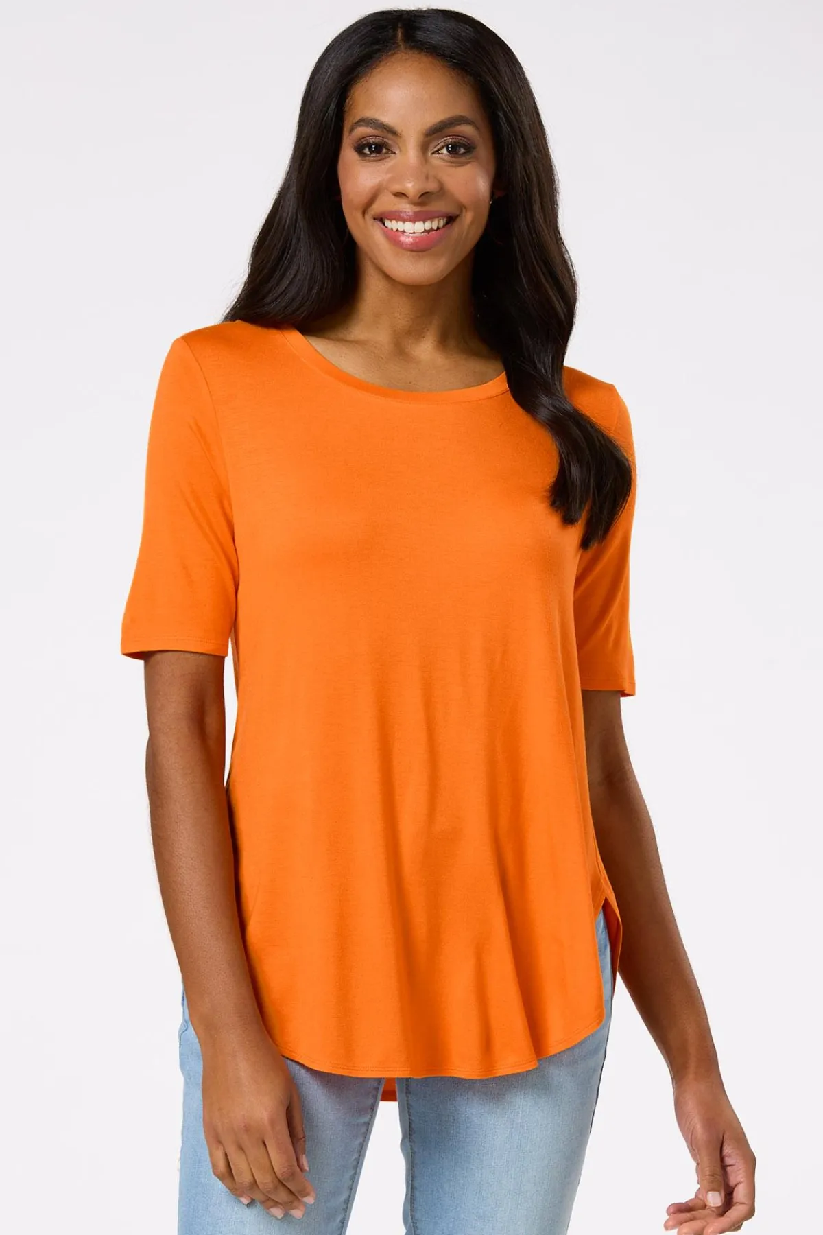 Cato Soft Solid Tee> Tops