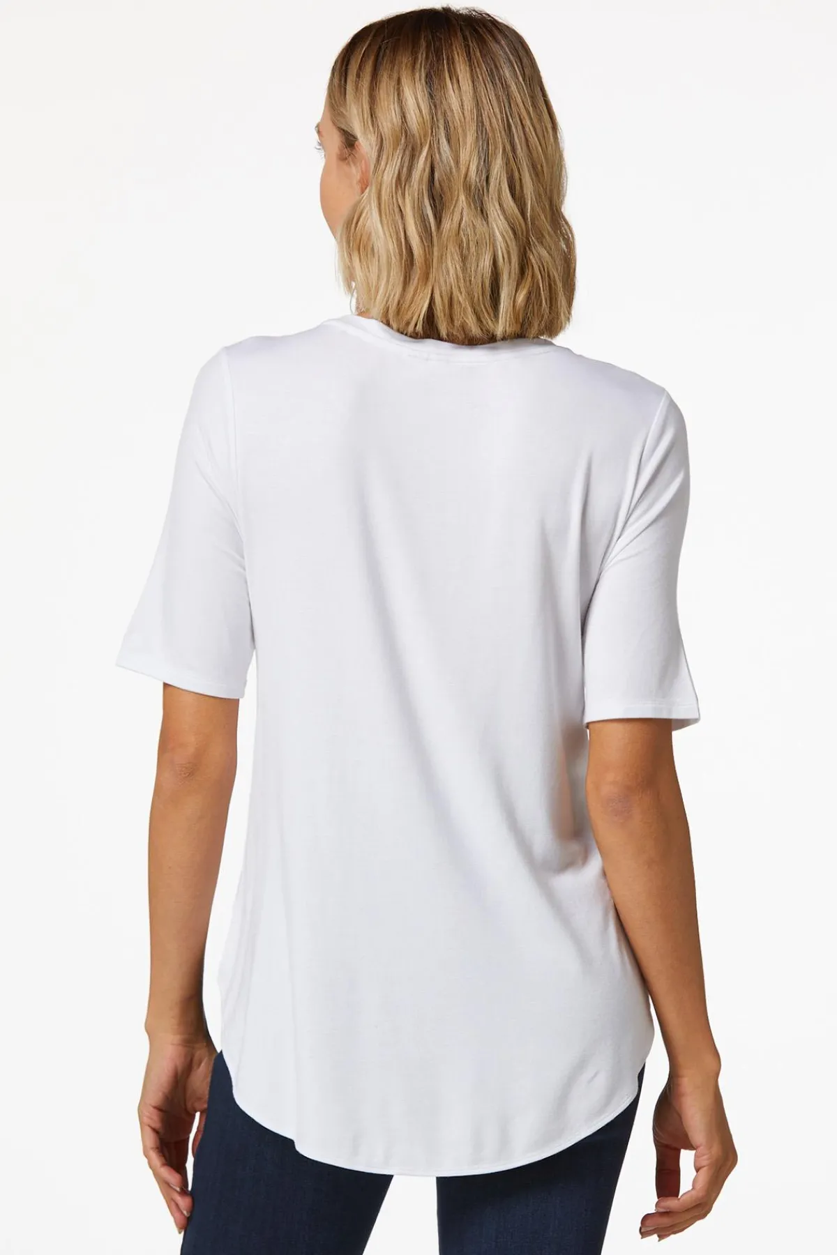 Cato Soft Solid Tee> Tops
