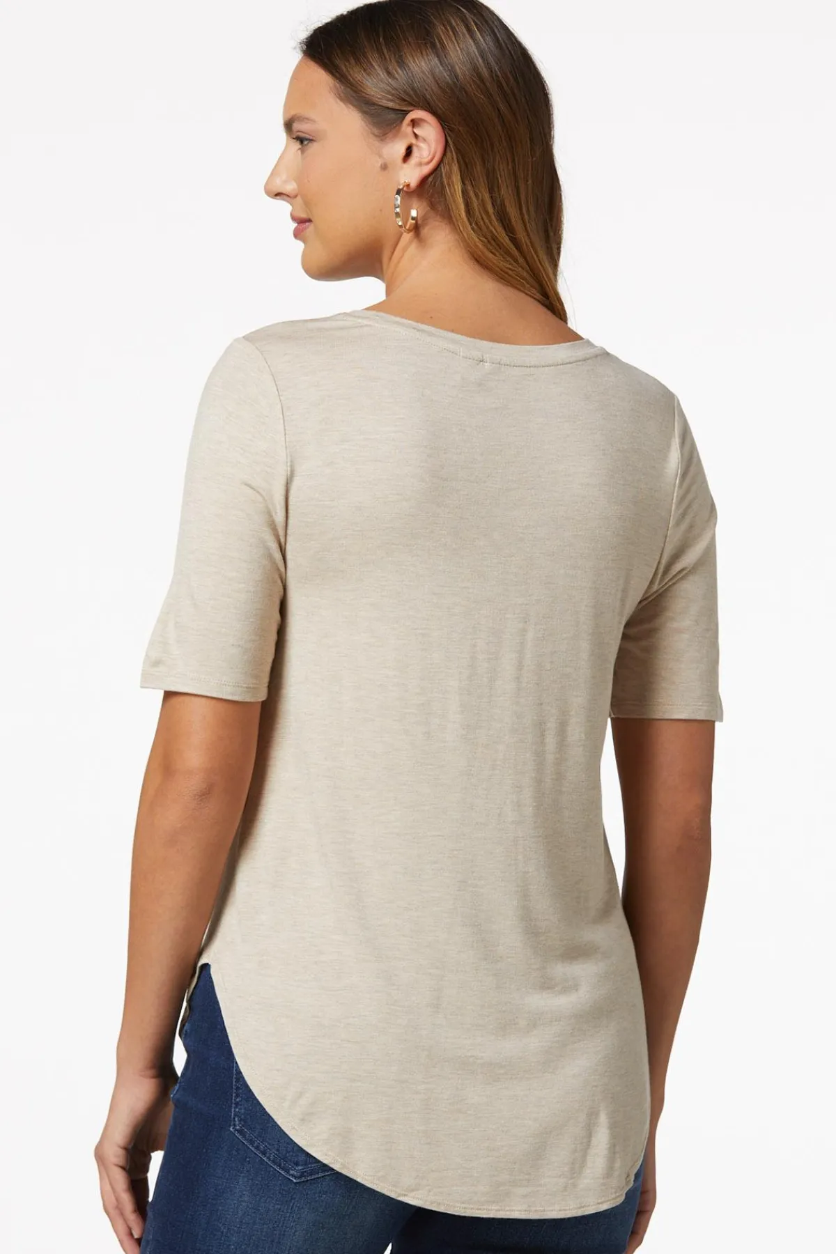 Cato Soft Solid Tee> Tops