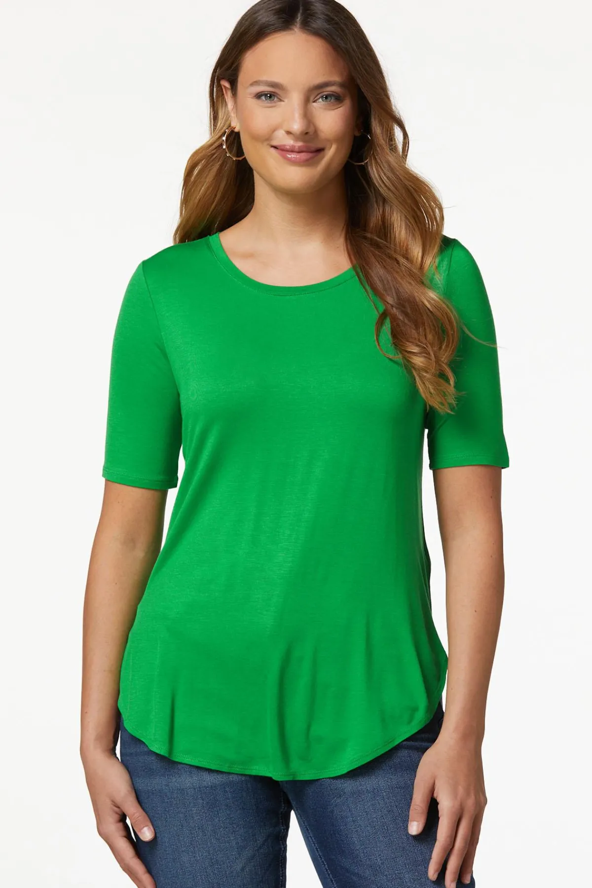 Cato Soft Solid Tee> Tops