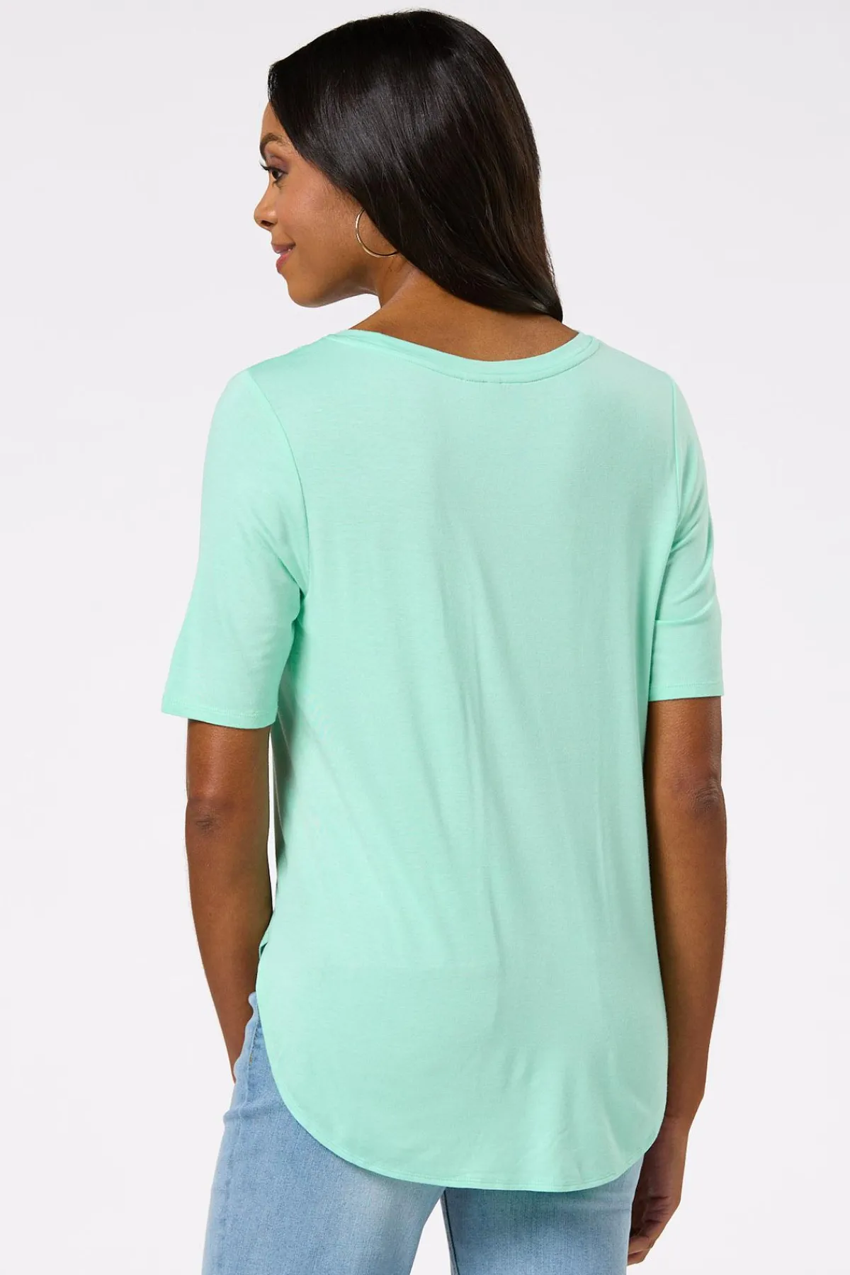 Cato Soft Solid Tee> Tops