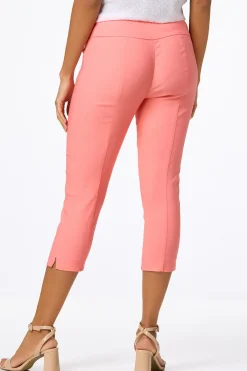 Cato Solid Cropped Bengaline Pants><noscript><img width=