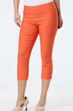 Cato Solid Cropped Bengaline Pants><noscript><img width=
