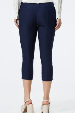 Cato Solid Cropped Bengaline Pants><noscript><img width=