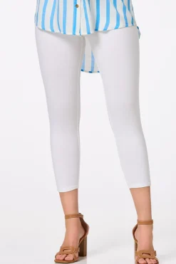 Cato Solid Cropped Leggings><noscript><img width=