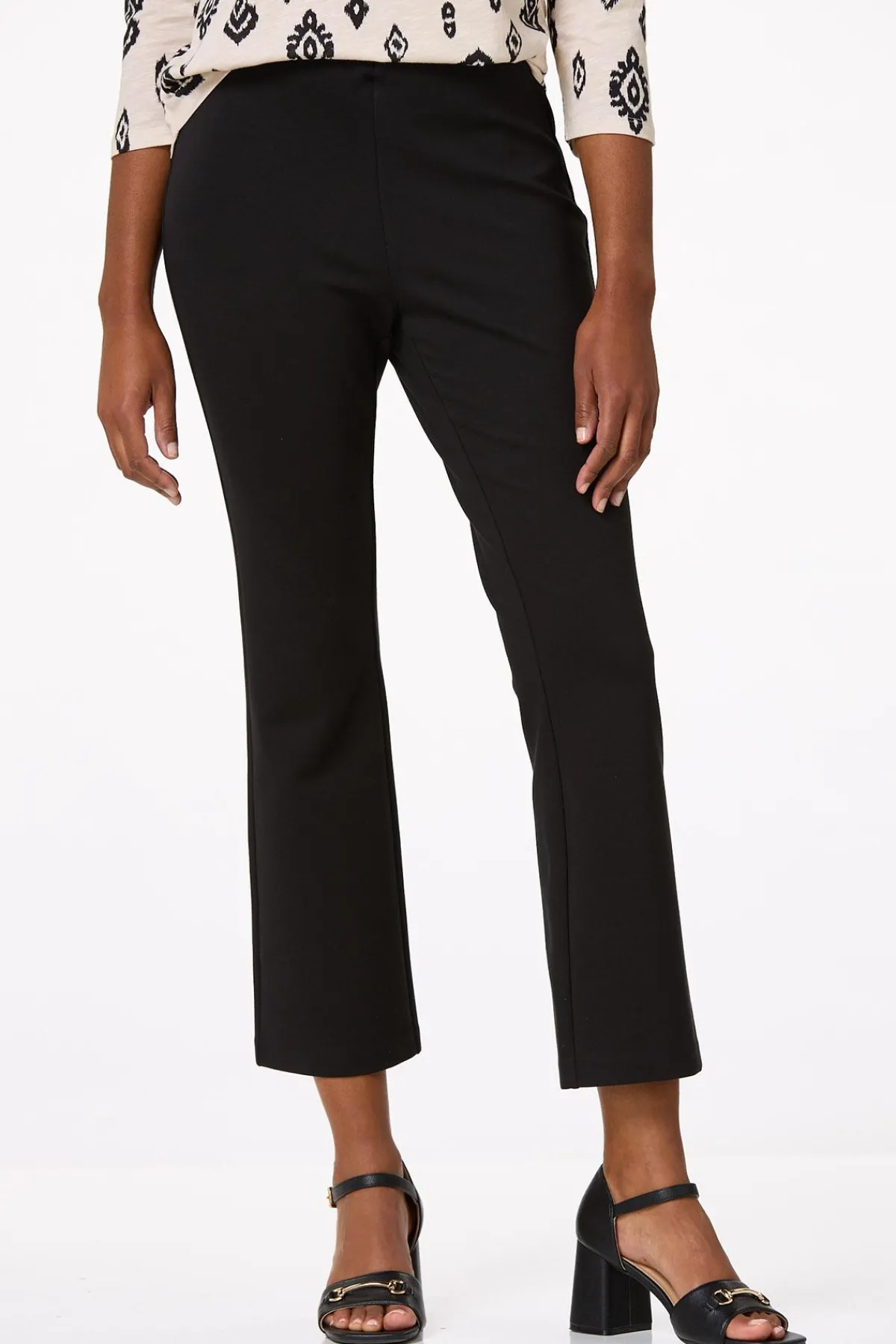 Cato Solid Kick Flare Pants> Pants