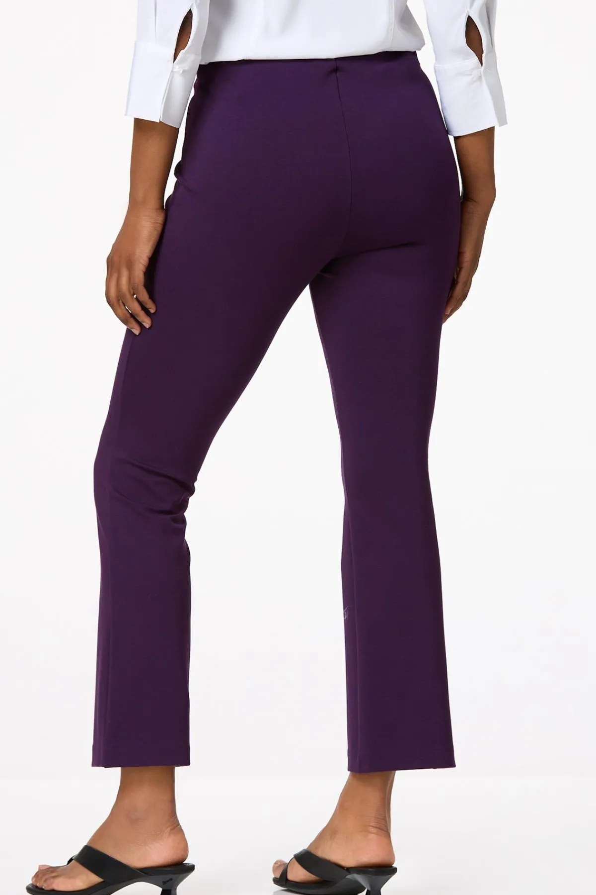 Cato Solid Kick Flare Pants> Pants