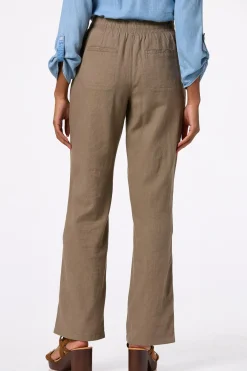 Cato Solid Linen Beach Pants> Pants