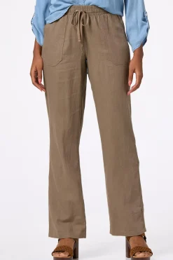 Cato Solid Linen Beach Pants><noscript><img width=