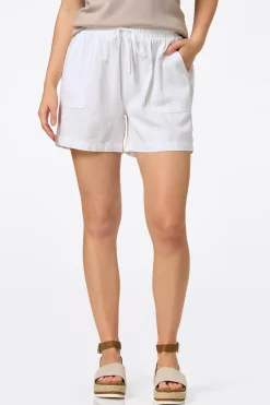 Cato Solid Linen Beach Shorts><noscript><img width=