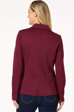 Cato Solid Ponte Blazer> Suiting|Jackets & Vests