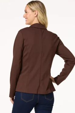 Cato Solid Ponte Blazer><noscript><img width=