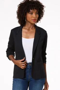 Cato Solid Ponte Blazer><noscript><img width=