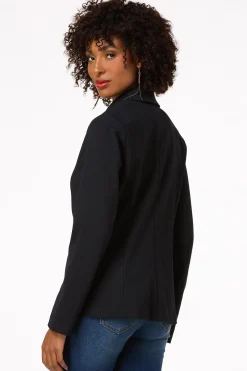 Cato Solid Ponte Blazer><noscript><img width=