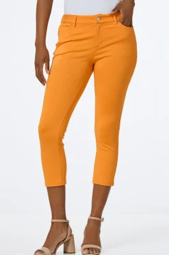 Cato Solid Ponte Skinny Cropped Pants><noscript><img width=