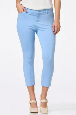 Cato Solid Ponte Skinny Cropped Pants><noscript><img width=