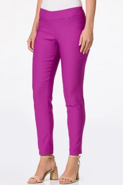 Cato Solid Slim Pull- On Pants> Pants
