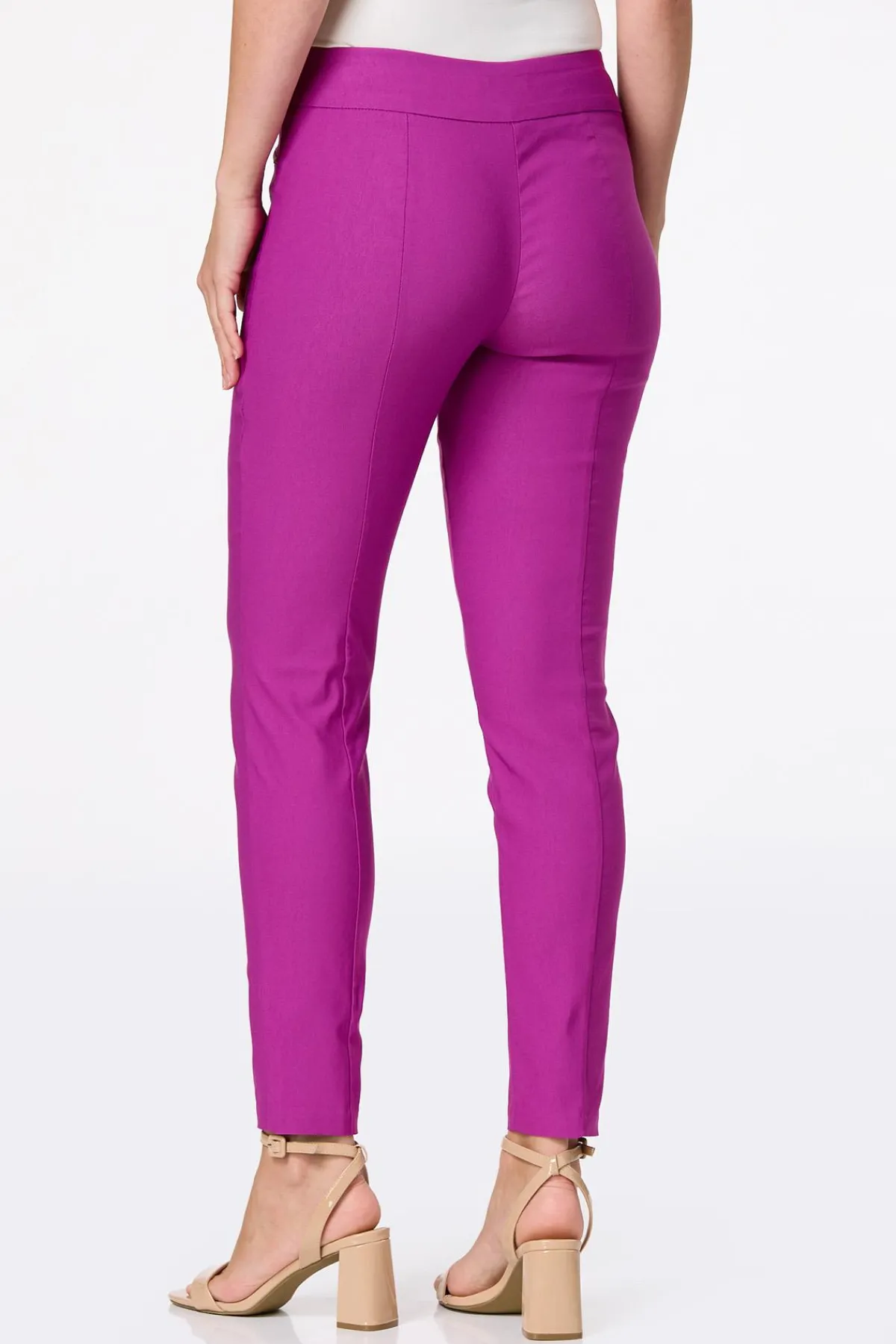 Cato Solid Slim Pull- On Pants> Pants