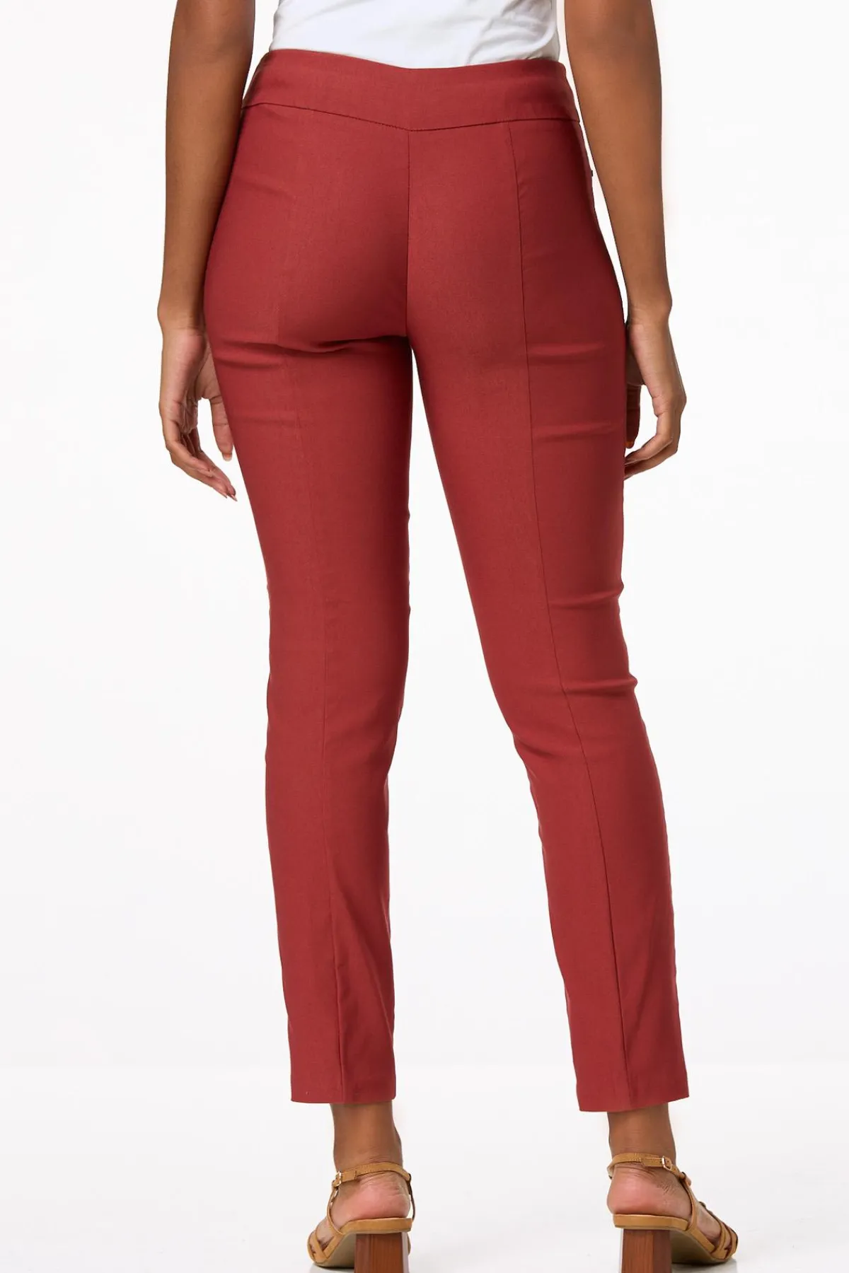 Cato Solid Slim Pull- On Pants> Pants
