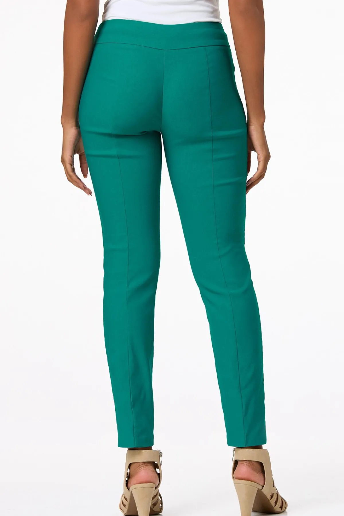 Cato Solid Slim Pull- On Pants> Pants