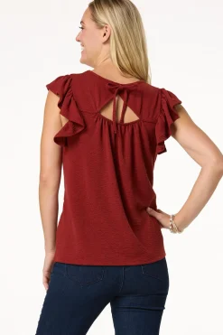 Cato Solid Textured Top><noscript><img width=