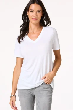 Cato Solid V- Neck Tee><noscript><img width=