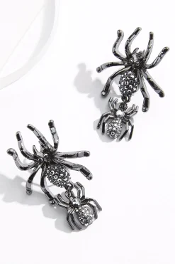 Cato Spider Clip- On Earrings> Earrings