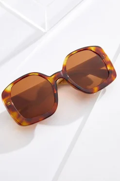 Cato Square Tort Oversized Sunglasses> Sunglasses