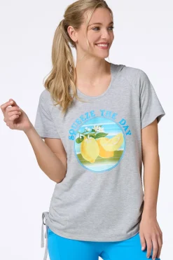 Cato Squeeze The Day Hooded Top> Athleisure|Tops