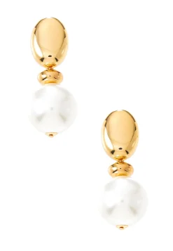 Cato Statement Pearl Clip- On Earrings> Earrings